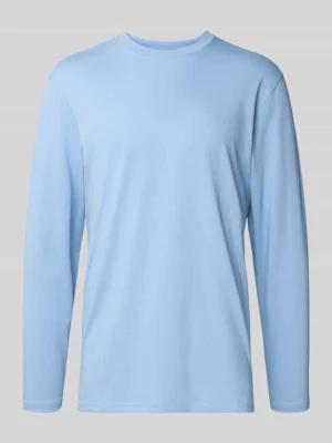 Bluzka z długim rękawem i prążkowanym, okrągłym dekoltem RAGMAN