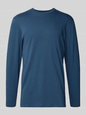 Bluzka z długim rękawem i prążkowanym, okrągłym dekoltem RAGMAN