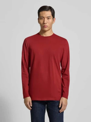 Bluzka z długim rękawem i prążkowanym, okrągłym dekoltem RAGMAN