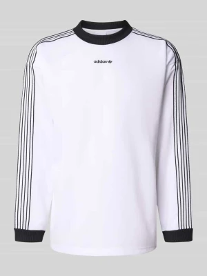 Bluzka z długim rękawem i prążkowanymi wykończeniami adidas Originals