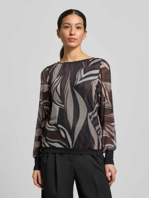 Bluzka z długim rękawem i prążkowanymi wykończeniami Betty Barclay