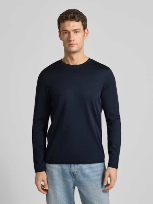 Bluzka z długim rękawem i prążkowanymi wykończeniami model ‘BADI’ CINQUE