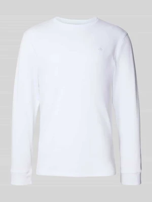 Bluzka z długim rękawem i prążkowanymi wykończeniami Scotch & Soda