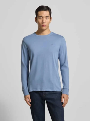 Bluzka z długim rękawem i prążkowanymi wykończeniami Scotch & Soda