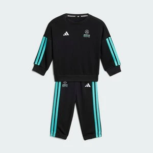 BLUZKA Z DŁUGIM RĘKAWEM I SPODNIE DRESOWE DLA NIEMOWLĄT MERCEDES - AMG PETRONAS FORMULA 1 TEAM DNA Adidas