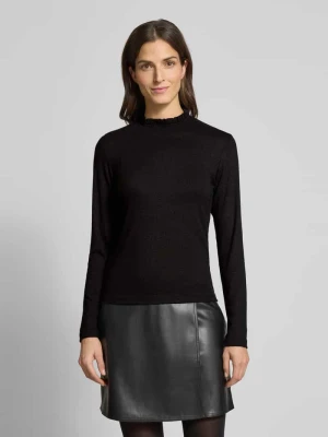 Bluzka z długim rękawem i stójką model ‘Sanba’ Opus