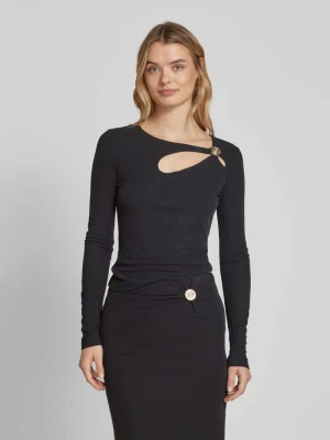Zdjęcie produktu Bluzka z długim rękawem i wycięciem model ‘ZAMA’ Guess