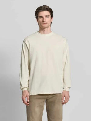 Bluzka z długim rękawem i wyhaftowanym logo model ‘Baine’ WOODBIRD