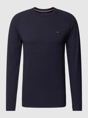 Bluzka z długim rękawem i wyhaftowanym logo model ‘SIGNATURE’ Tommy Hilfiger
