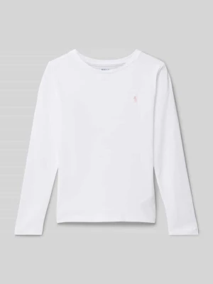 Bluzka z długim rękawem i wyhaftowanym logo Polo Ralph Lauren Teens