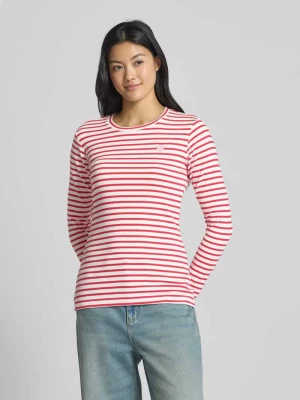 Bluzka z długim rękawem i wyhaftowanym motywem model ‘Liddy’ Kaffe