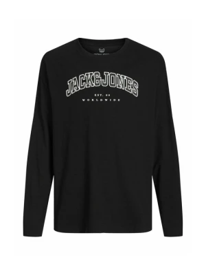 Bluzka z długim rękawem Jack & Jones Kids czarny