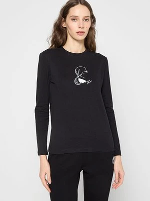 Bluzka z długim rękawem Karl Lagerfeld