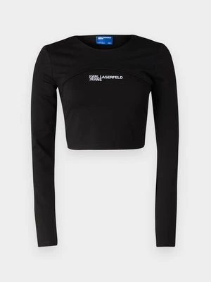 Bluzka z długim rękawem Karl Lagerfeld Jeans