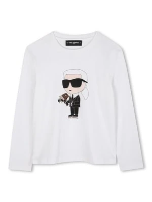 Bluzka z długim rękawem KARL LAGERFELD KIDS