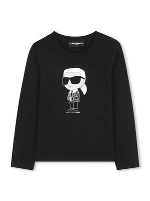 Bluzka z długim rękawem KARL LAGERFELD KIDS