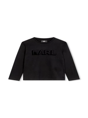 Bluzka z długim rękawem KARL LAGERFELD KIDS