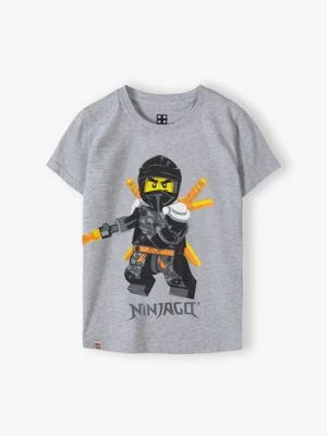 Lego Ninjago - szary t-shirt dla chłopca
