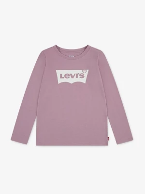 Bluzka z długim rękawem Levi's liliowy
