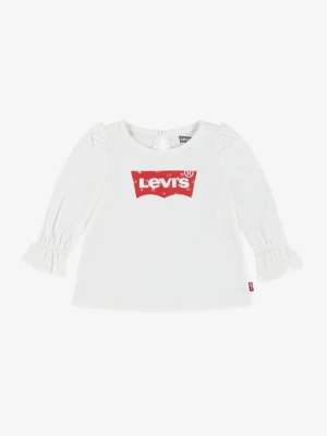 Bluzka z długim rękawem Levi's mleczny