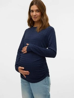 Bluzka z długim rękawem Mamalicious granatowy
