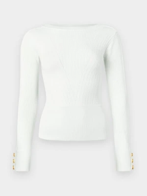 Bluzka z długim rękawem MARCIANO BY GUESS mleczny