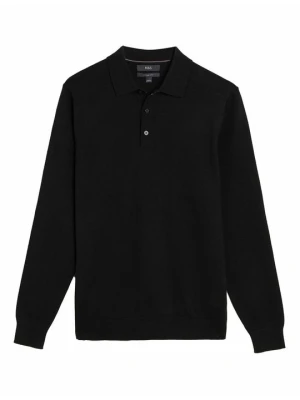 Bluzka z długim rękawem Marks & Spencer czarny