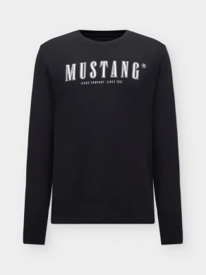 Bluzka z długim rękawem Mustang czarny
