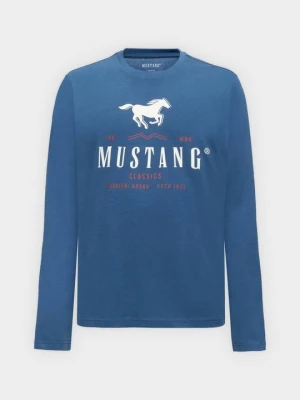 Bluzka z długim rękawem Mustang granatowy