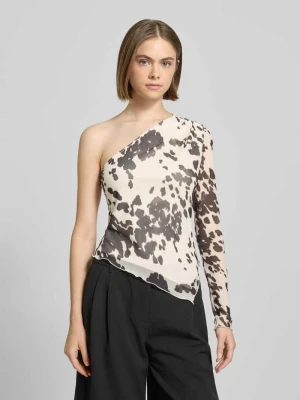 Bluzka z długim rękawem na jedno ramię Gina Tricot