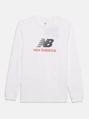 Bluzka z długim rękawem New Balance biały