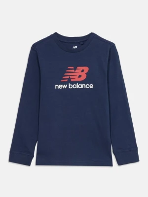 Bluzka z długim rękawem New Balance granatowy