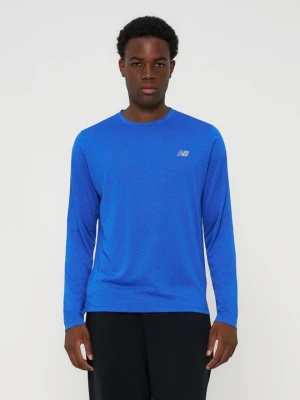 Bluzka z długim rękawem New Balance szafirowy