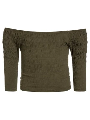 Bluzka z długim rękawem New Look Teen khaki