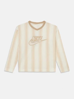 Bluzka z długim rękawem Nike biały