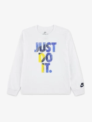 Bluzka z długim rękawem Nike biały