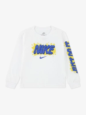 Bluzka z długim rękawem Nike biały