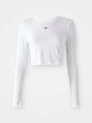 Bluzka z długim rękawem Nike biały