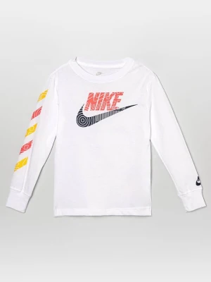 Bluzka z długim rękawem Nike biały