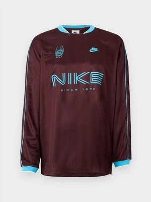 Bluzka z długim rękawem Nike bordowy