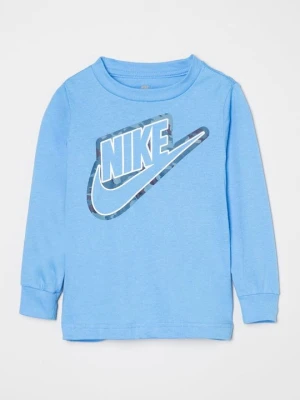Bluzka z długim rękawem Nike niebieski