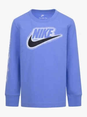 Bluzka z długim rękawem Nike niebieski