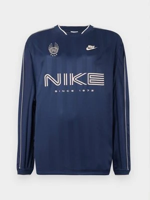 Bluzka z długim rękawem Nike granatowy