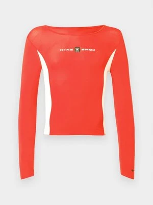 Bluzka z długim rękawem Nike czerwony