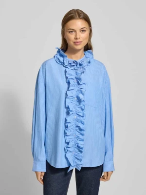 Bluzka z długim rękawem o kroju oversized z czystej bawełny model ‘IPOJUCA’ Essentiel Antwerp