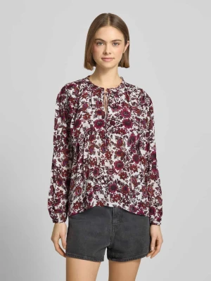 Bluzka z długim rękawem o kroju oversized z czystej wiskozy model ‘LUCILA’ Pepe Jeans