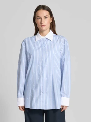 Bluzka z długim rękawem o kroju regular fit z czystej bawełny model ‘ERSENNY’ HUGO