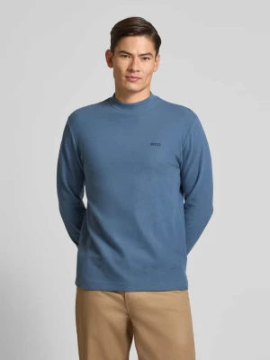 Bluzka z długim rękawem o kroju regular fit z czystej bawełny model ‘EXPLORER’ Boss Orange