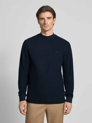 Bluzka z długim rękawem o kroju regular fit z czystej bawełny model ‘EXPLORER’ Boss Orange