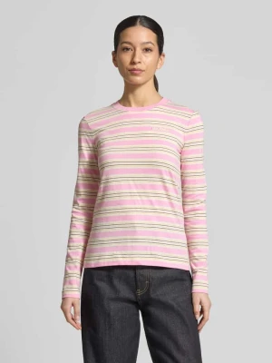 bluzka z długim rękawem o kroju regular fit z czystej bawełny model 'MEDUSA' MAX&Co.